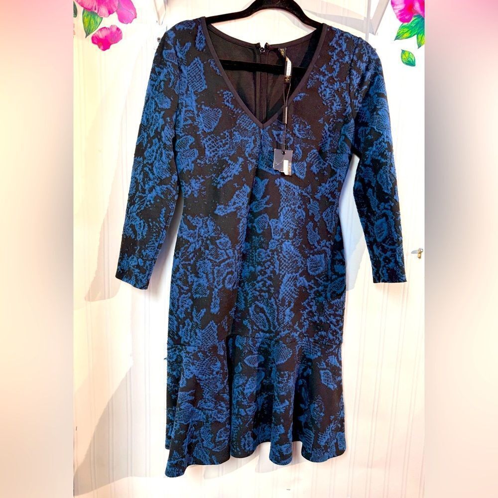 Plenty by Tracey Reese Jacquard Knit Dress Sz S - Picture 2 of 8